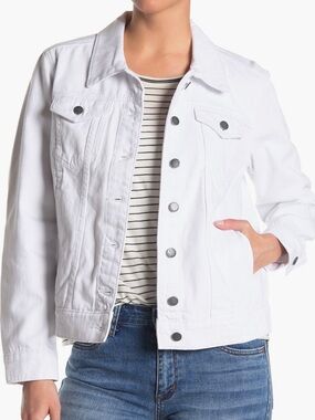 White Denim Jacket Women’s Medium